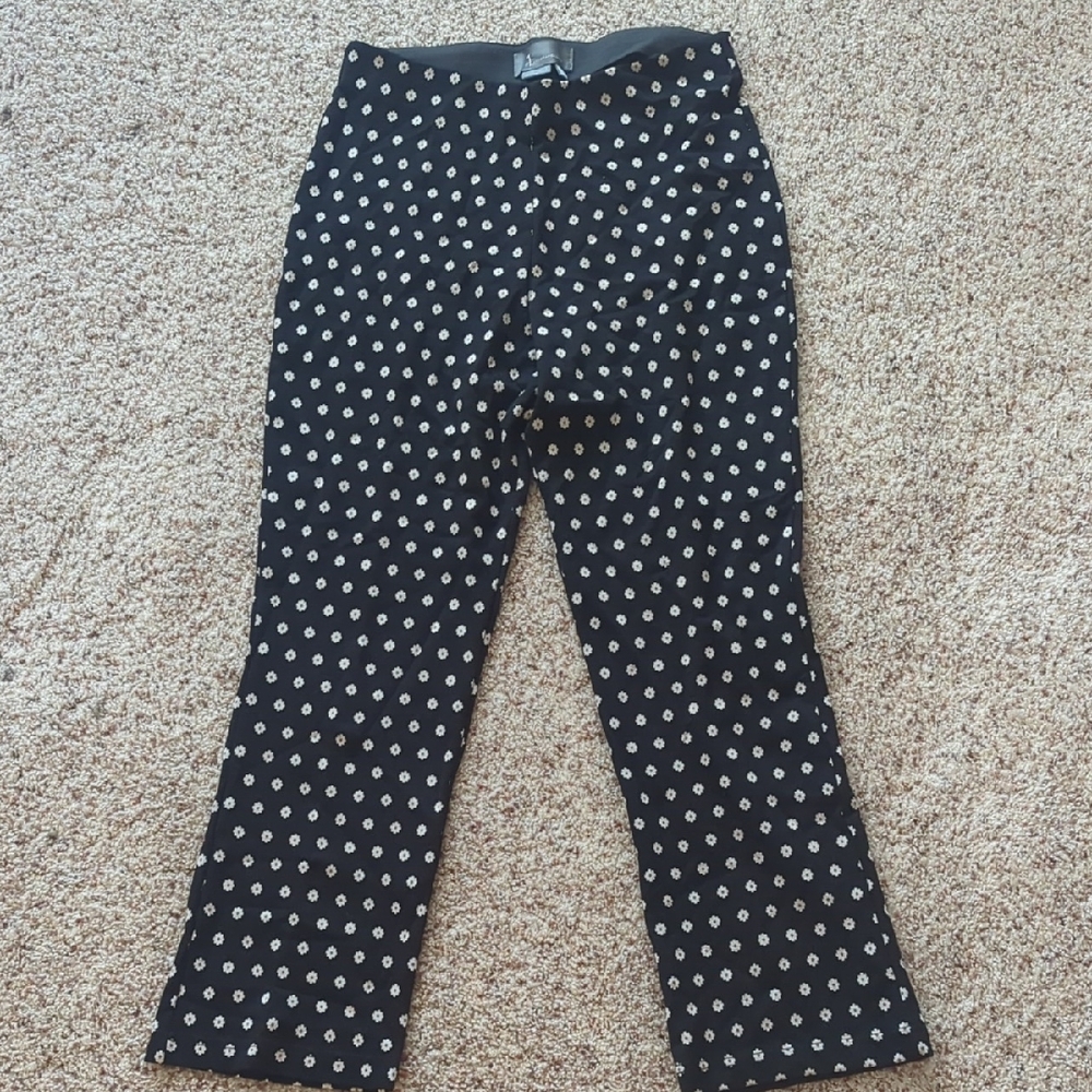 By Anthropologie Daisy Crop Flare Pants Small